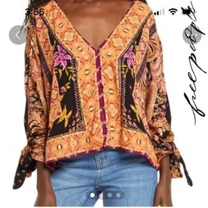 NWOT Free People Catch Me If You Can Top